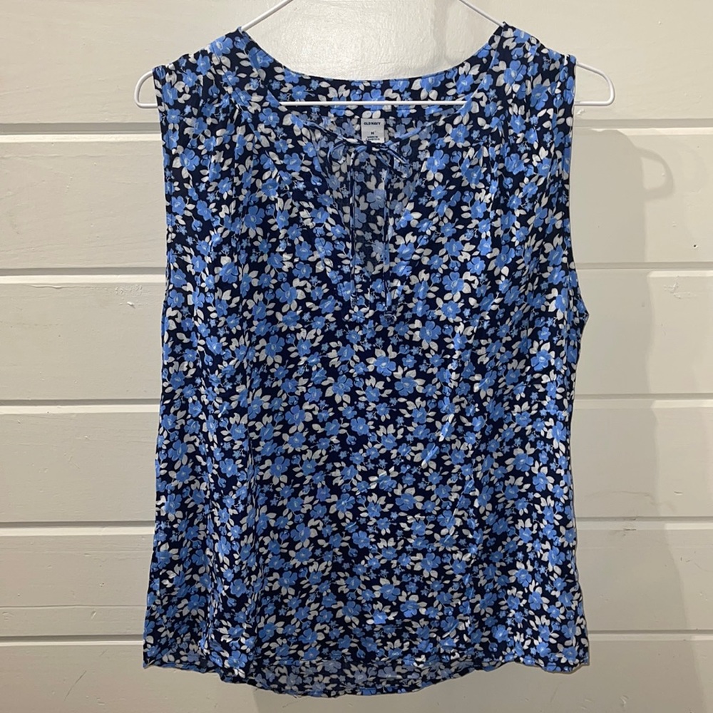 Sleeveless Floral Top by Old Navy